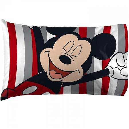 Mickey Mouse Mickey Mouse 820830 Mickey Mouse Stripes Pillow Case 820830
